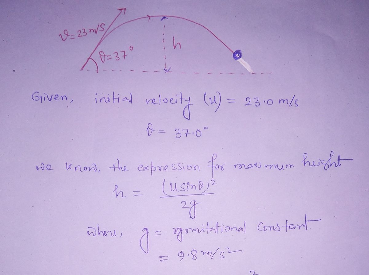 Physics homework question answer, step 1, image 1