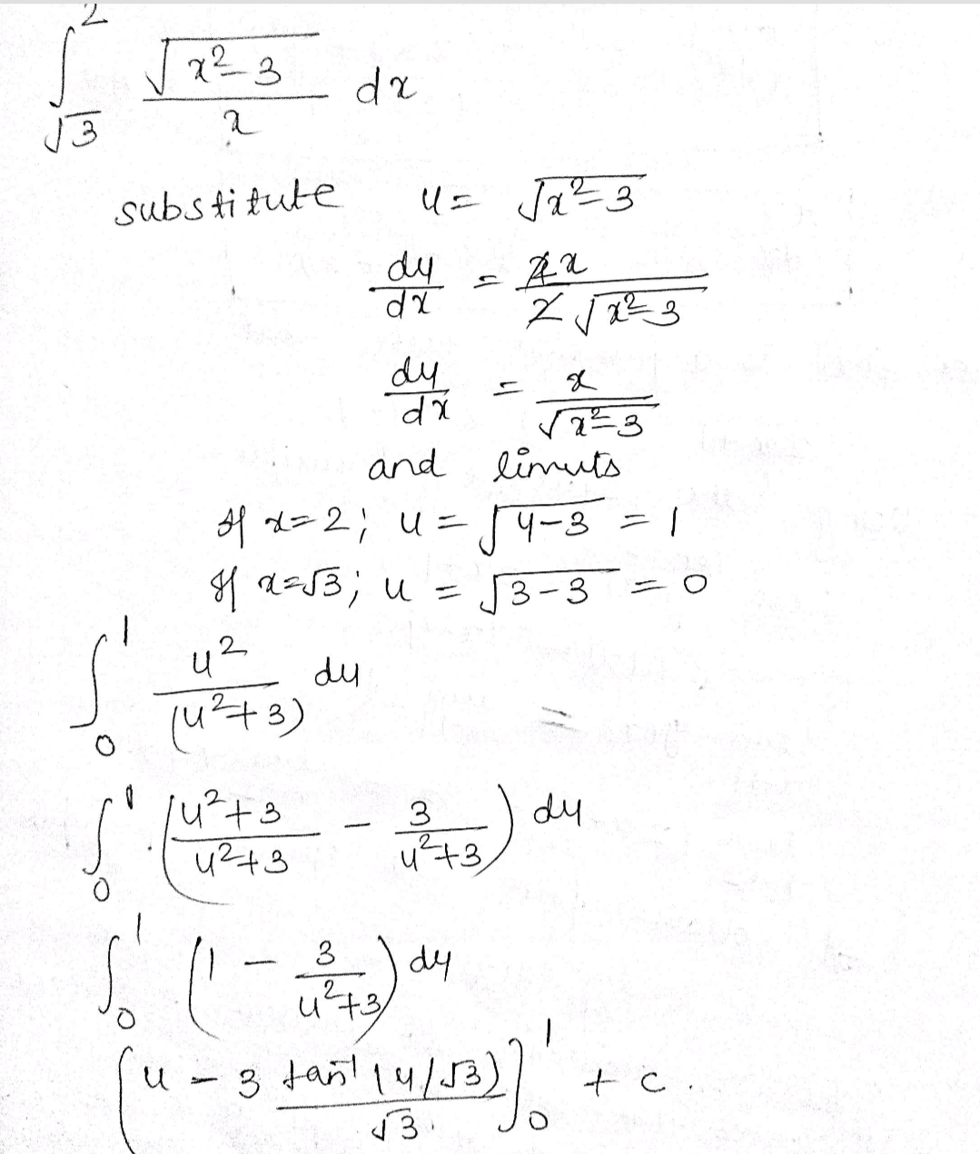 Calculus homework question answer, step 1, image 1