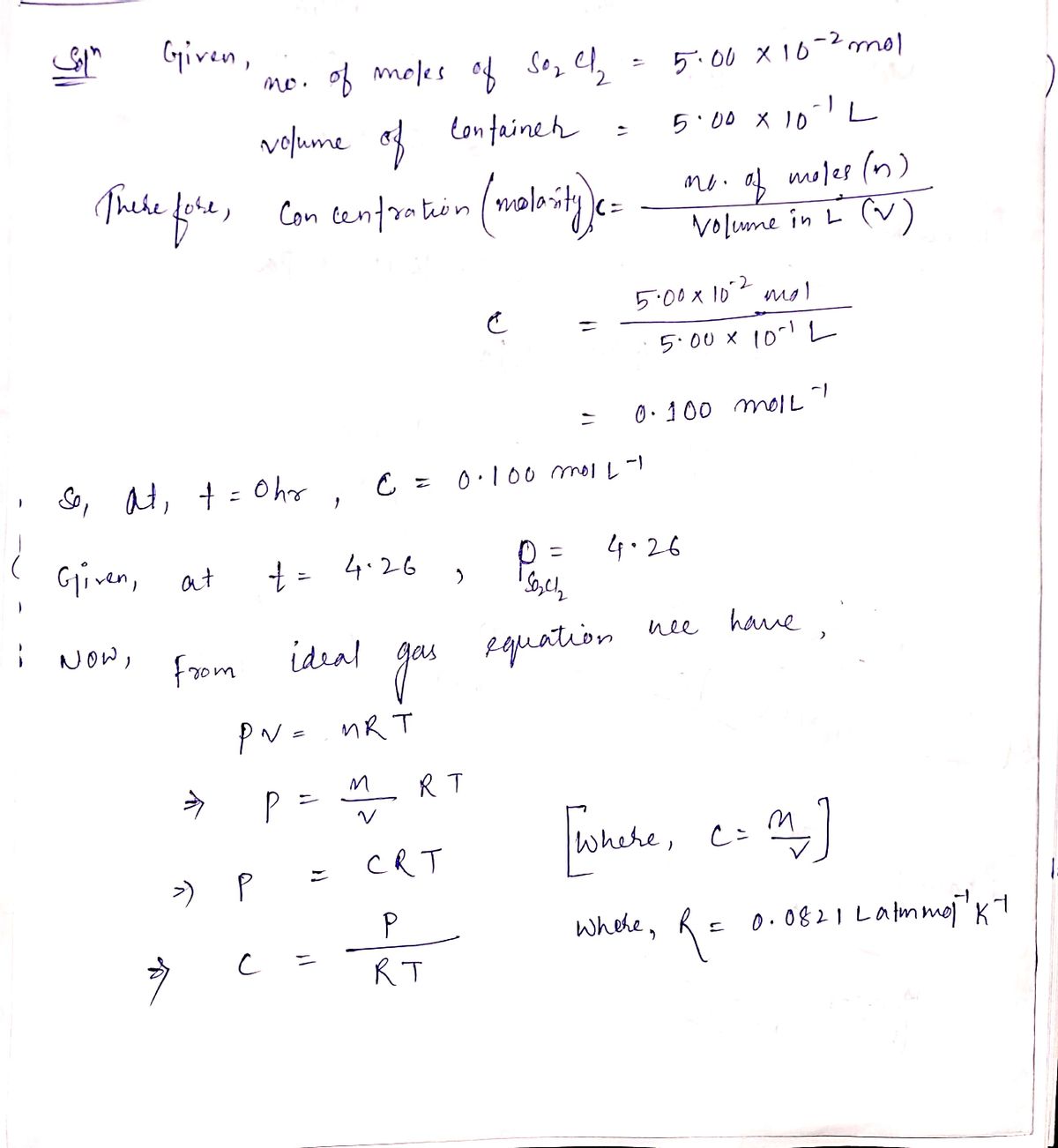 Chemistry homework question answer, step 1, image 1