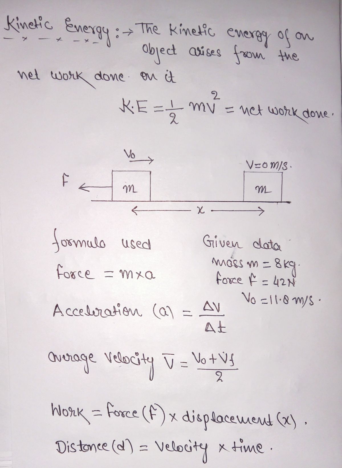 Physics homework question answer, step 1, image 1