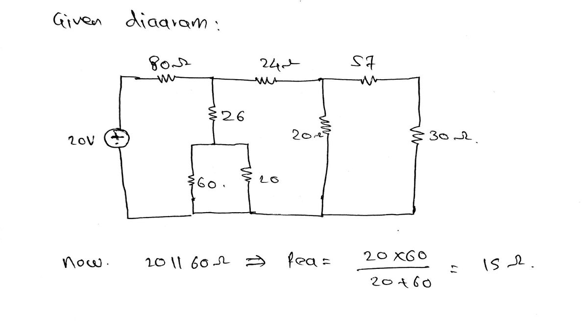 Electrical Engineering homework question answer, step 1, image 1