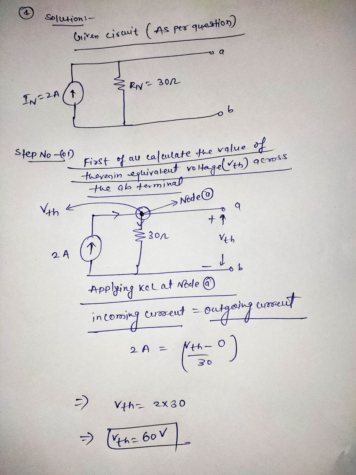 Electrical Engineering homework question answer, step 1, image 1