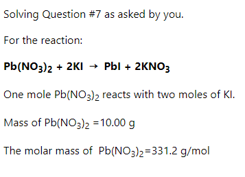 Chemistry homework question answer, step 1, image 1