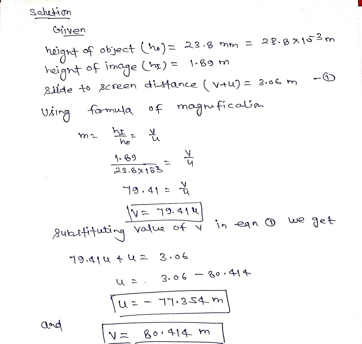 Physics homework question answer, step 1, image 1