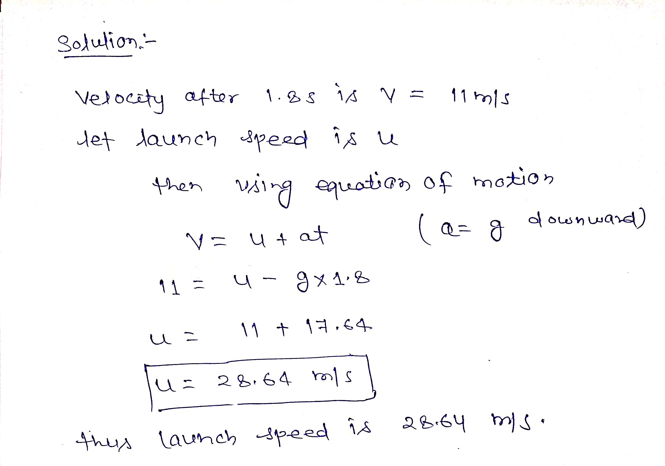 Physics homework question answer, step 1, image 1