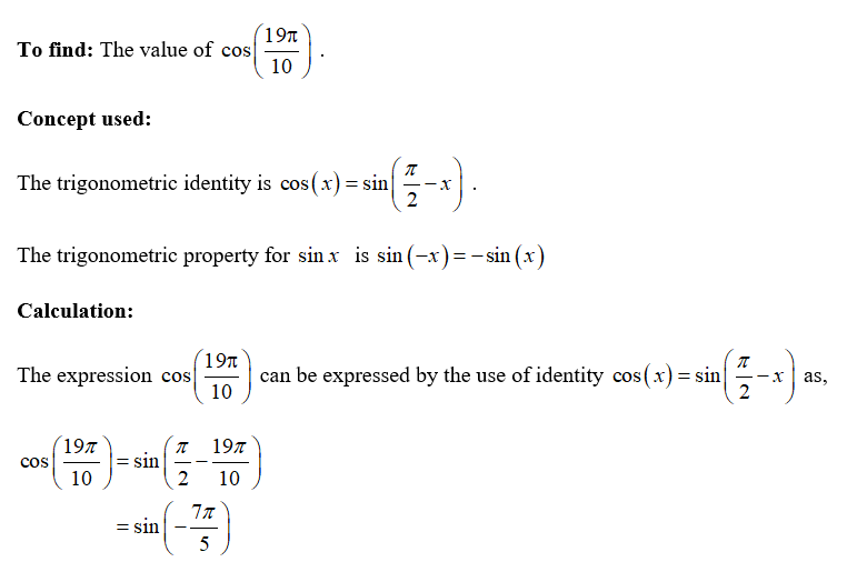 Trigonometry homework question answer, step 1, image 1