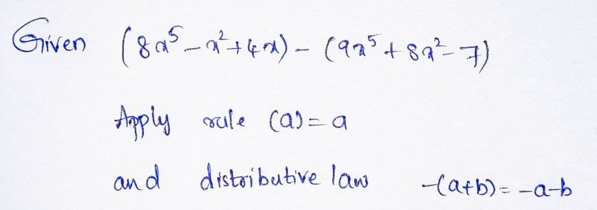 Algebra homework question answer, step 1, image 1