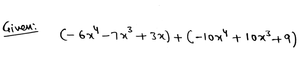 Algebra homework question answer, step 1, image 1