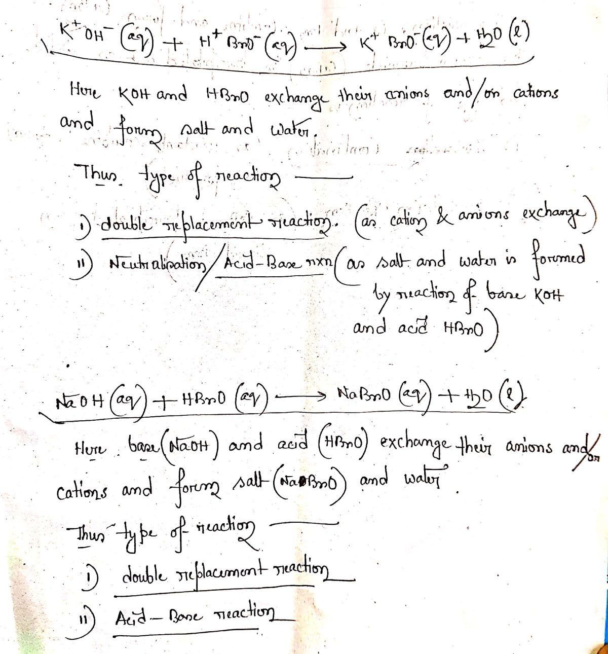 Chemistry homework question answer, step 1, image 1