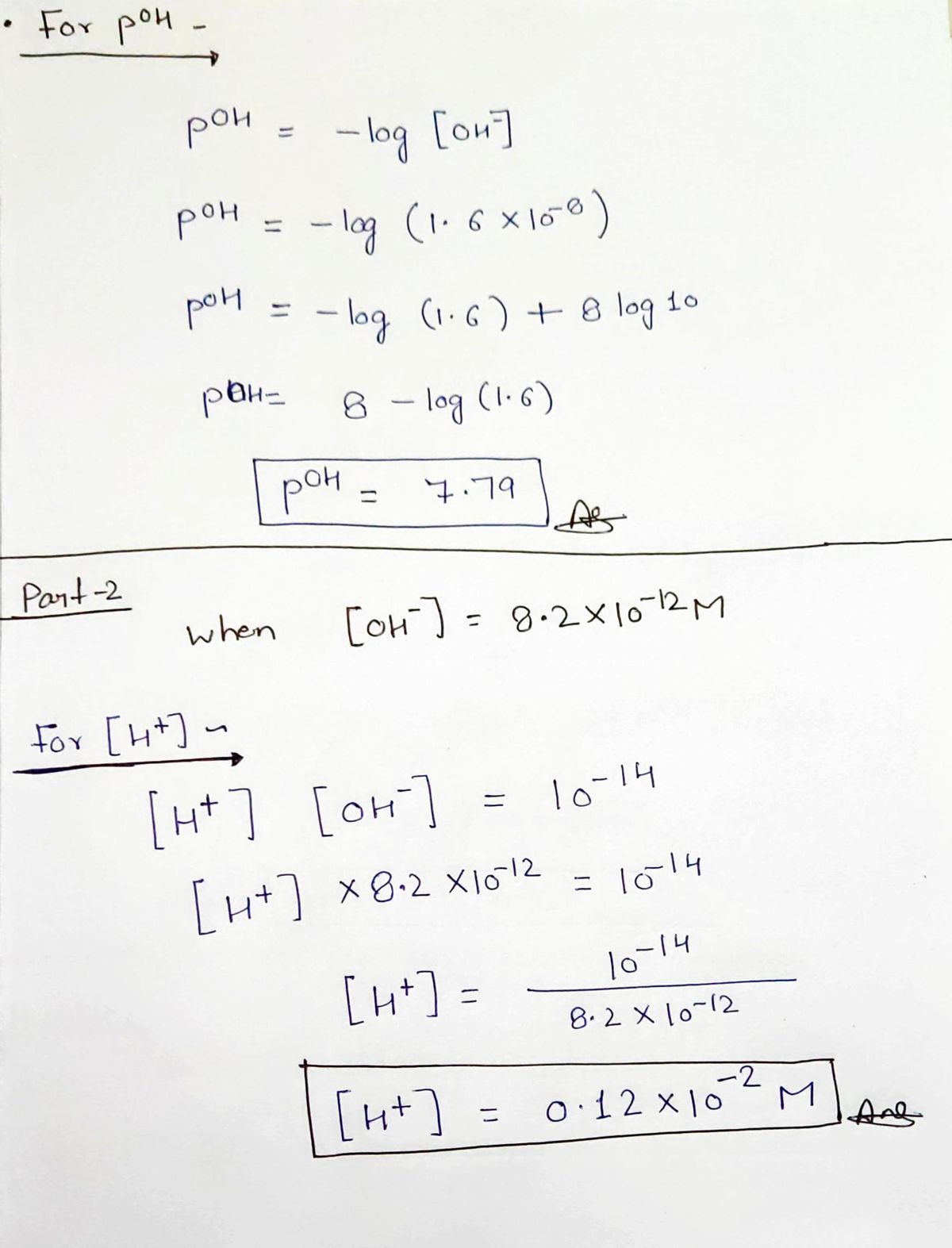 Chemistry homework question answer, step 3, image 1