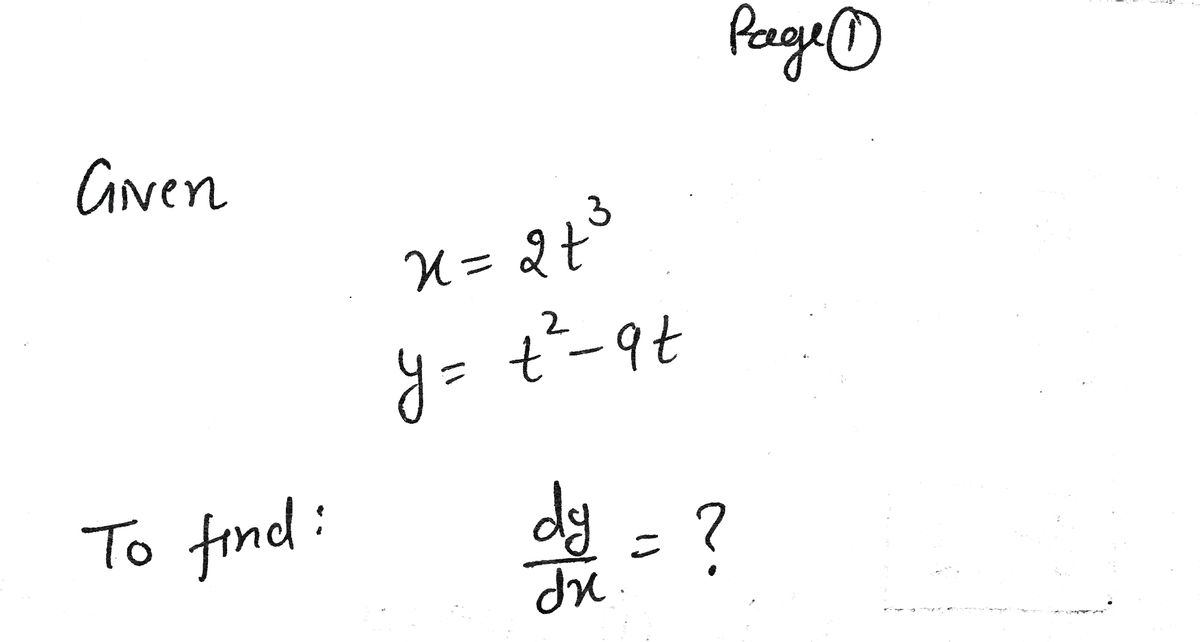 Calculus homework question answer, step 1, image 1