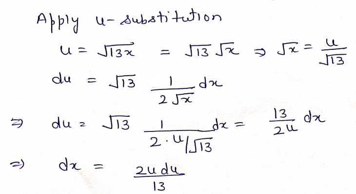 Calculus homework question answer, step 2, image 1