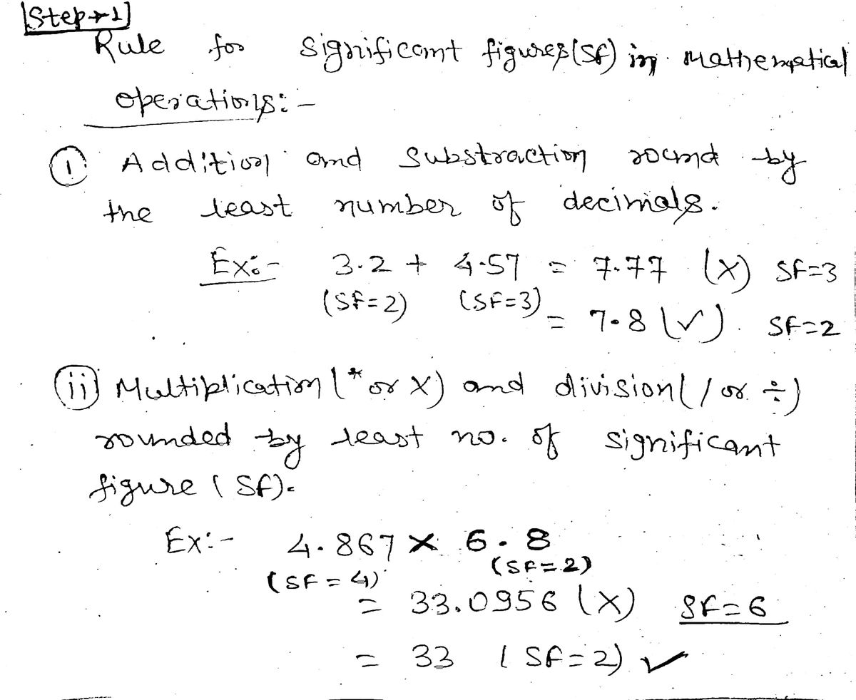 Chemistry homework question answer, step 1, image 1