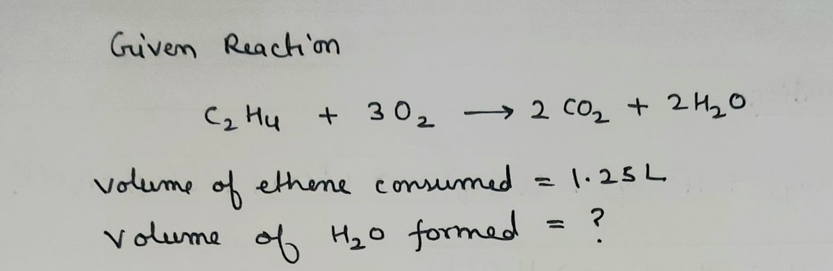 Answered 2. Ethylene burns in oxygen to form bartleby