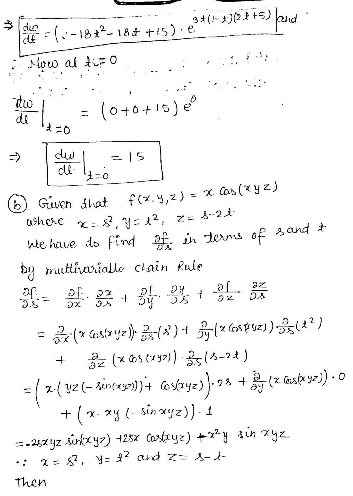 Advanced Math homework question answer, step 2, image 1