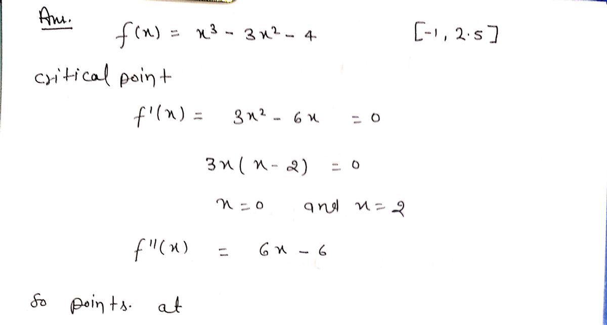 Calculus homework question answer, step 1, image 1