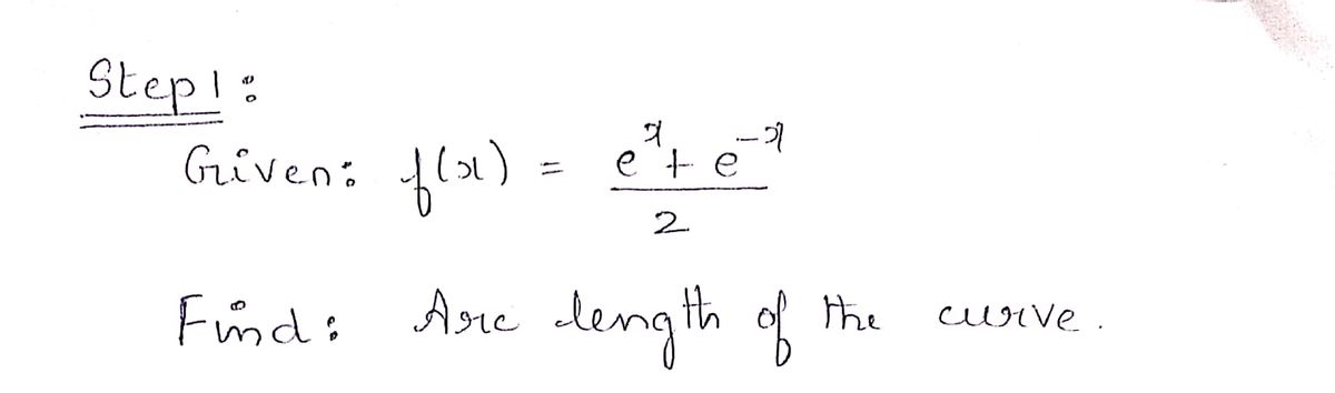 Calculus homework question answer, step 1, image 1