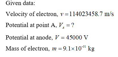 Physics homework question answer, step 1, image 1