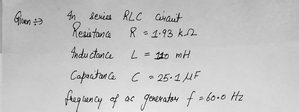 Physics homework question answer, step 1, image 1