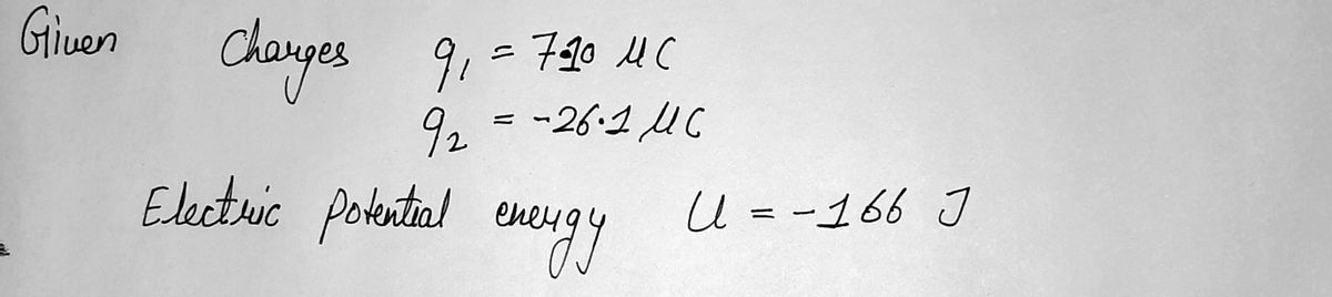 Physics homework question answer, step 1, image 1