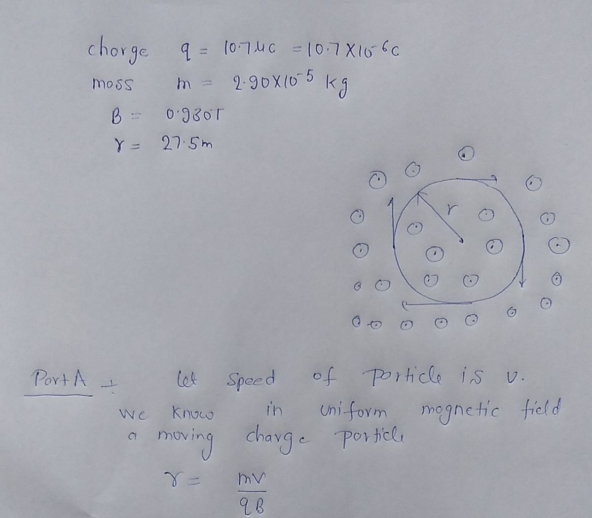 Physics homework question answer, step 1, image 1