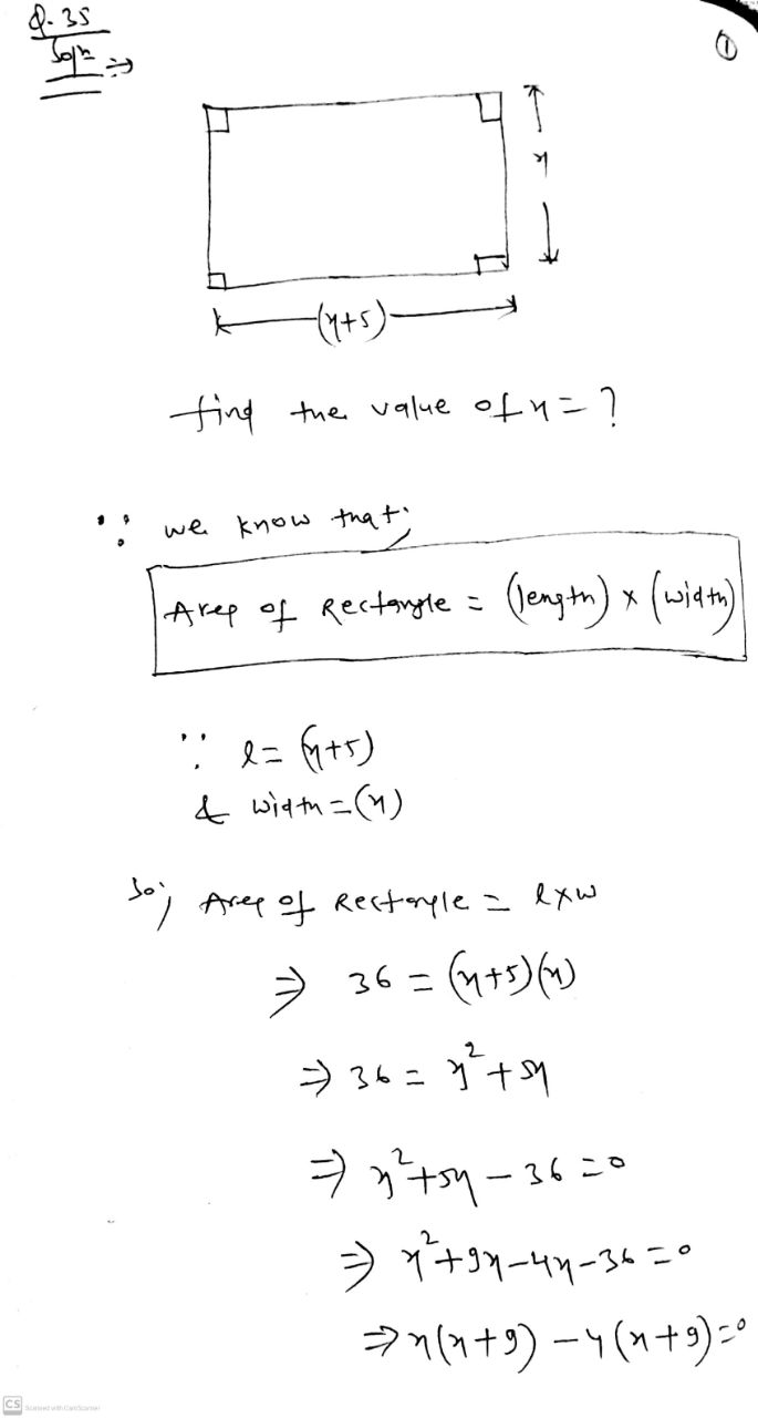 Algebra homework question answer, step 1, image 1