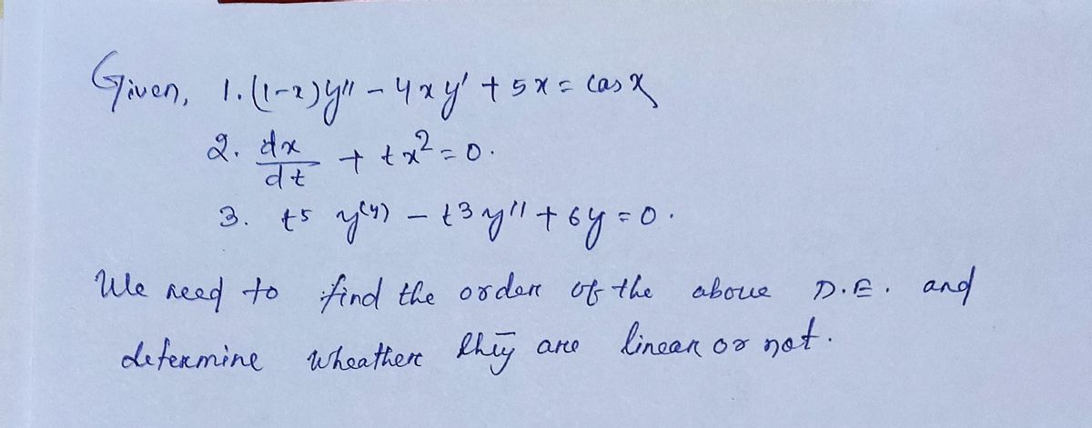 Advanced Math homework question answer, step 1, image 1