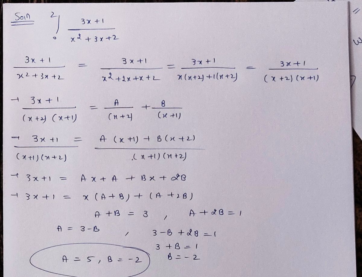 Calculus homework question answer, step 1, image 1