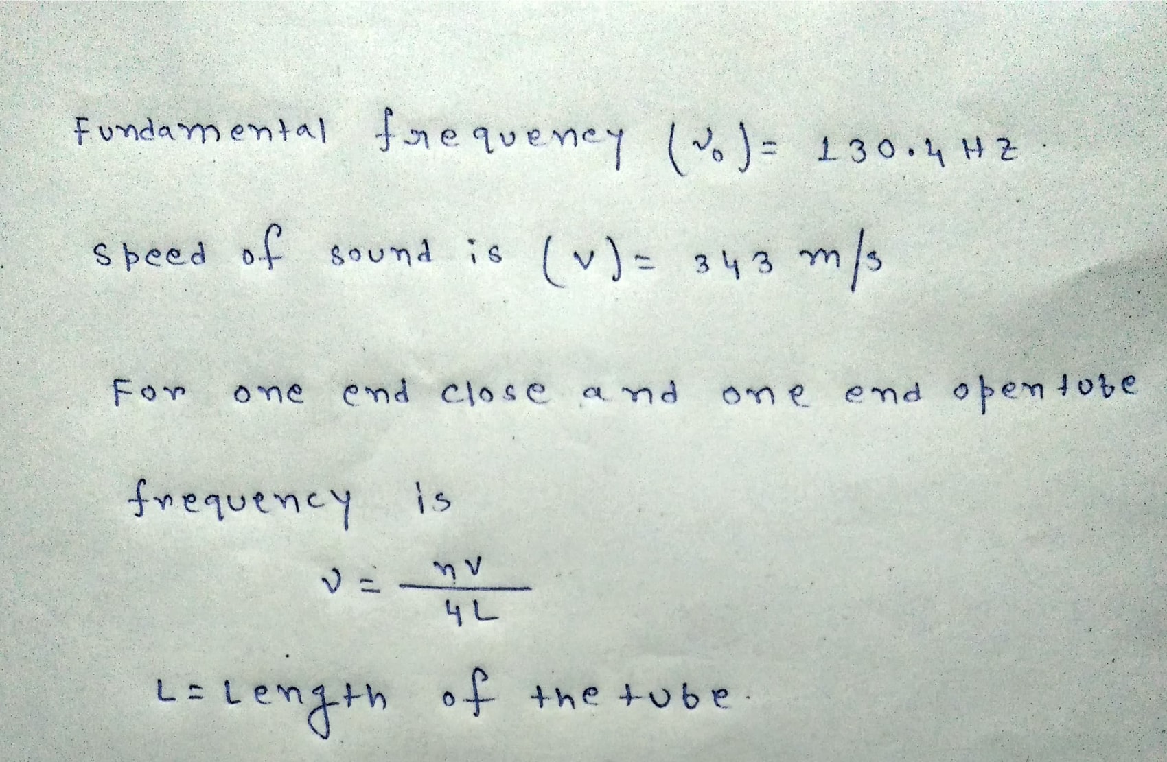 Physics homework question answer, step 1, image 1