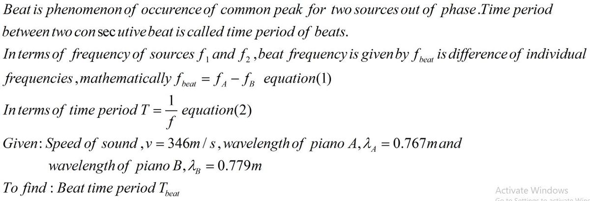 Physics homework question answer, step 1, image 1