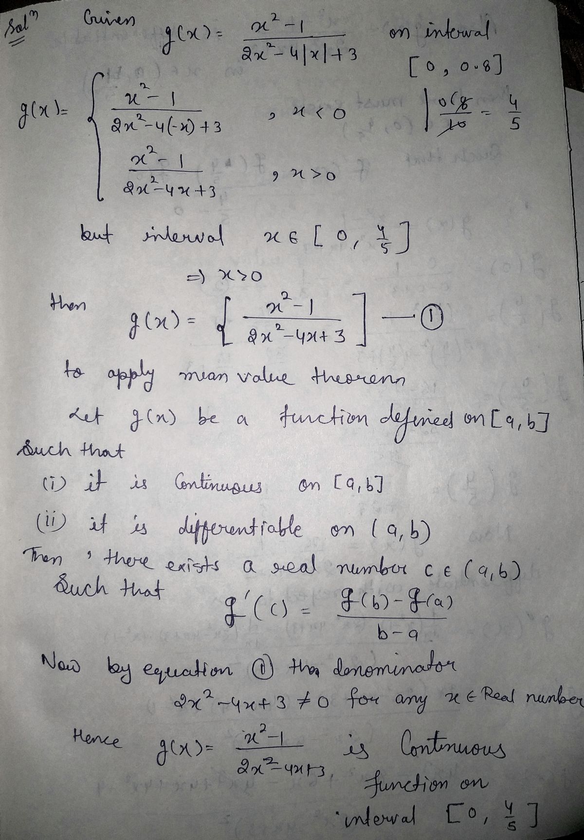 Calculus homework question answer, step 1, image 1