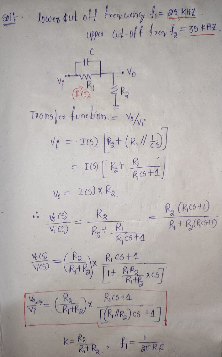 Electrical Engineering homework question answer, step 1, image 1