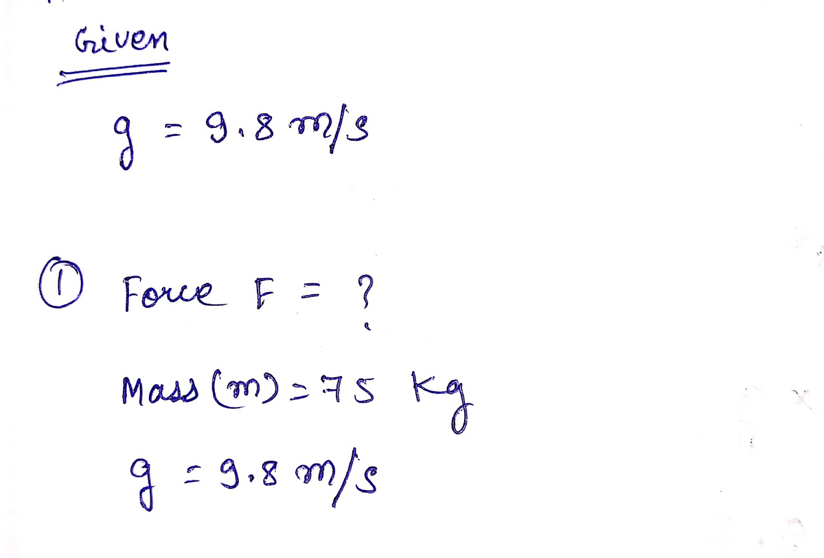 Physics homework question answer, step 1, image 1