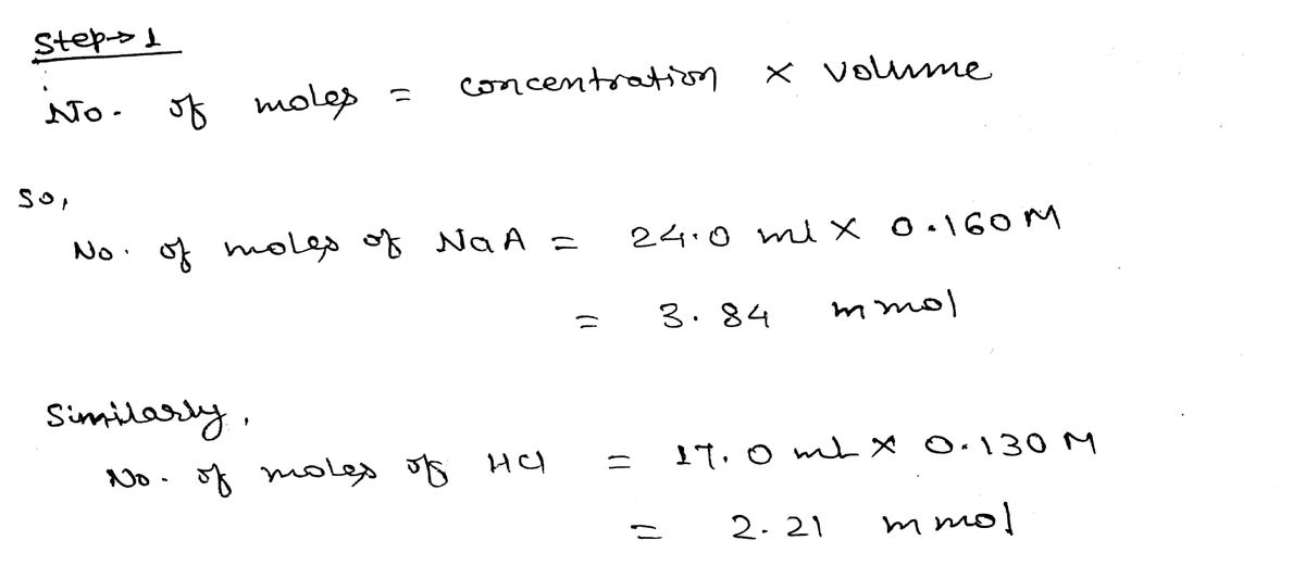 Chemistry homework question answer, step 1, image 1