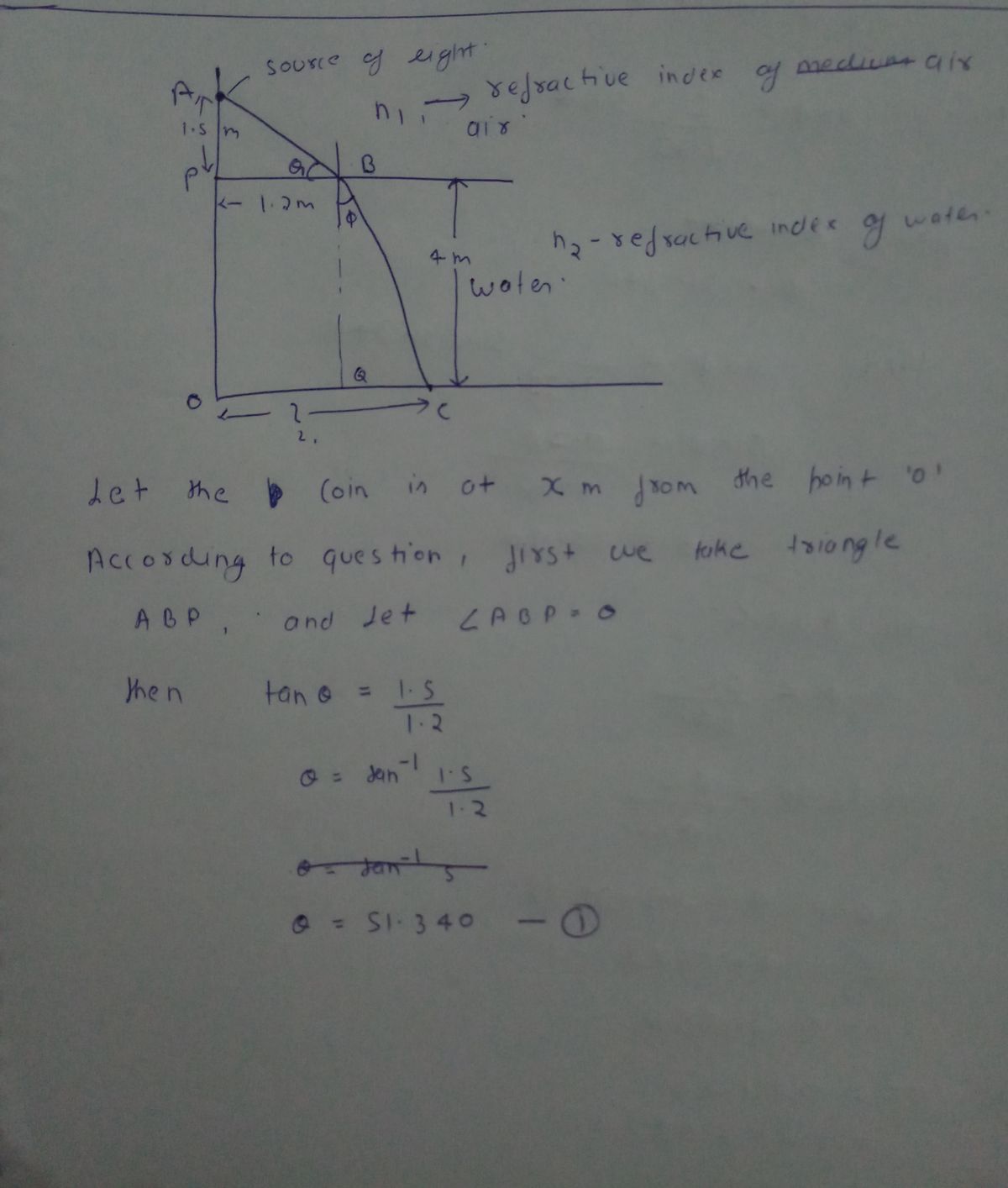 Physics homework question answer, step 1, image 1