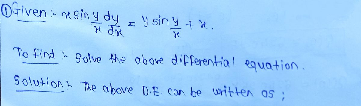 Advanced Math homework question answer, step 1, image 1