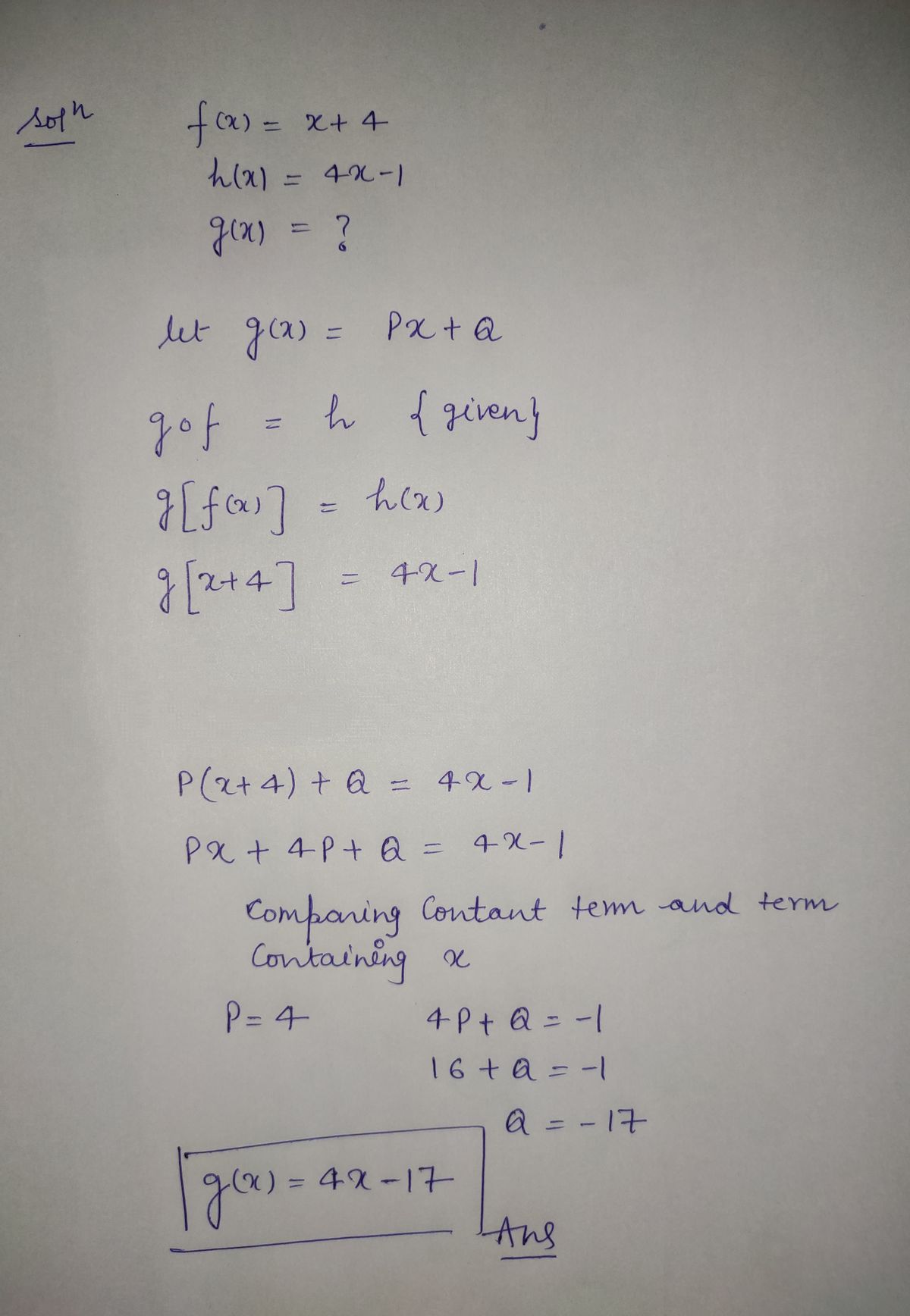 Calculus homework question answer, step 1, image 1