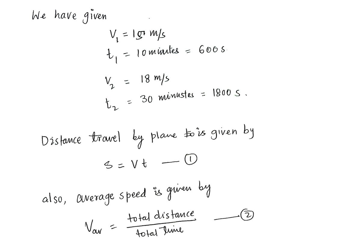 Physics homework question answer, step 1, image 1