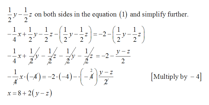 Algebra homework question answer, Step 2, Image 1