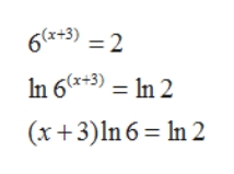 6x+3) 2
In 6+3) =n 2
(x+3)
(x+3)n 6 n 2
