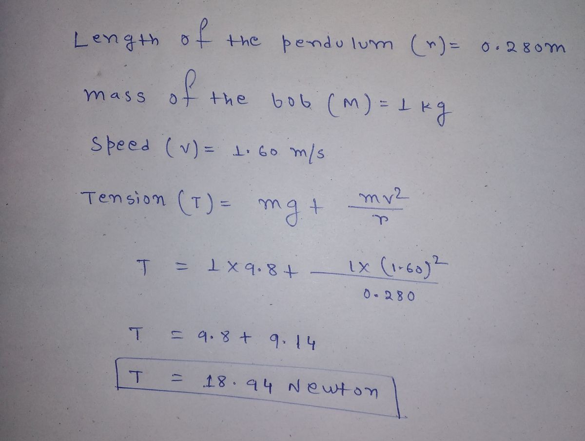 Physics homework question answer, step 1, image 1