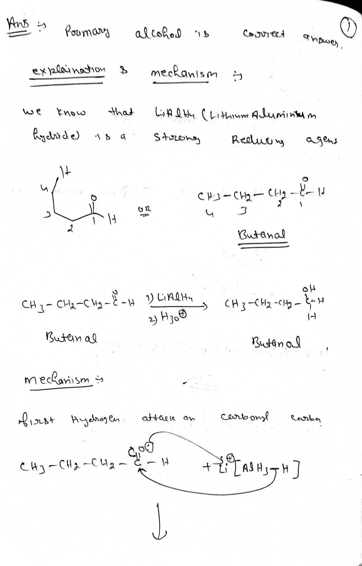 Chemistry homework question answer, step 1, image 1