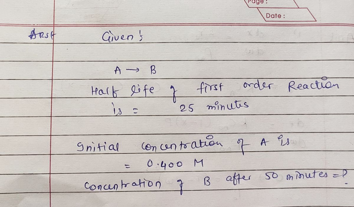 Chemistry homework question answer, step 1, image 1