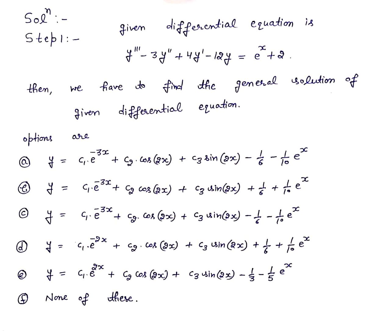 Advanced Math homework question answer, step 1, image 1