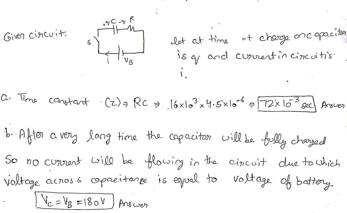 Answered: Problem 2: Acapacitor of capacitance C…