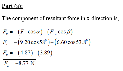 Physics homework question answer, step 1, image 1