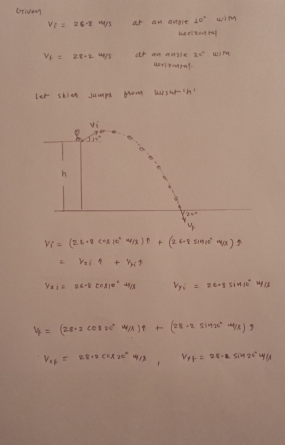 Physics homework question answer, step 1, image 1