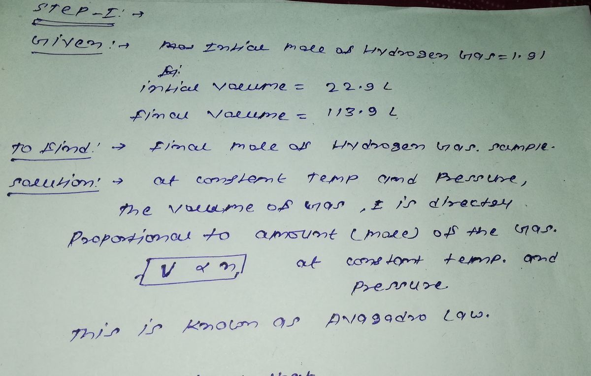 Chemistry homework question answer, step 1, image 1