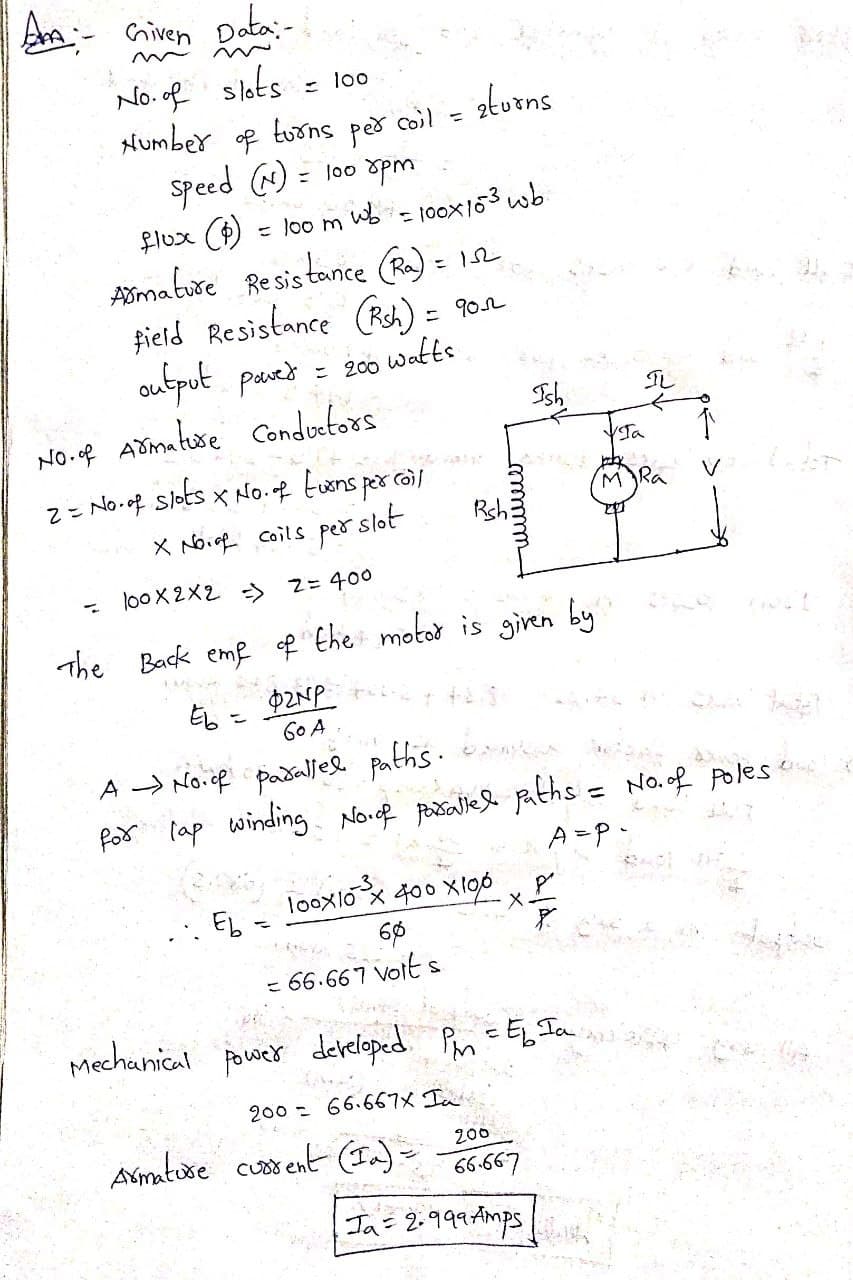 Electrical Engineering homework question answer, step 1, image 1