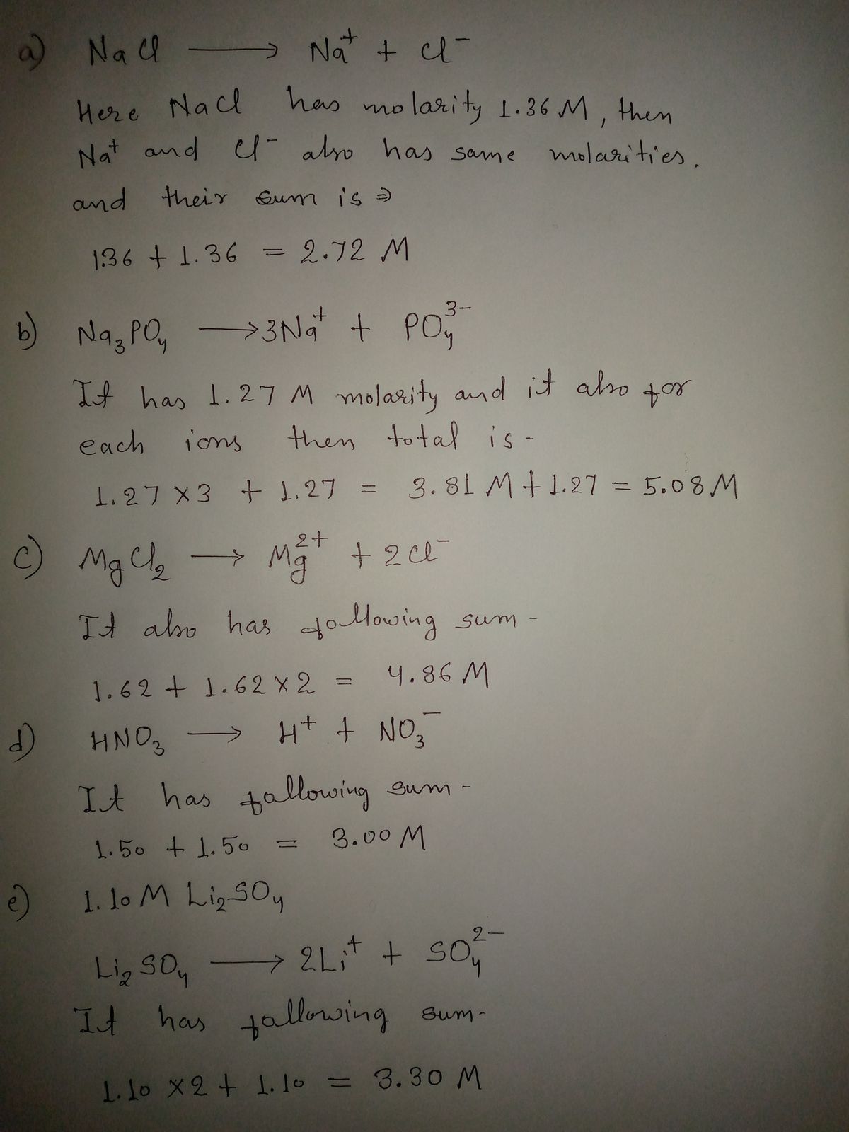 Chemistry homework question answer, step 2, image 1